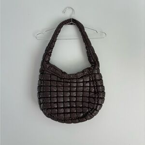 Brown Puffer Bag